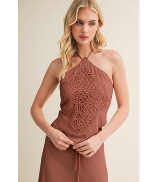 Terracotta Times Halterneck