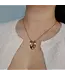 Blooming Heart Charm Necklace