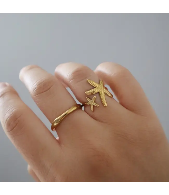 Starfish Adjustable Ring