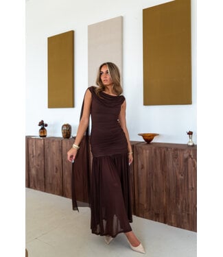 Draped in Drama Maxi Dress
