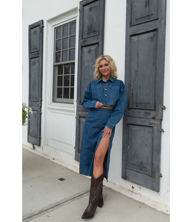 Blue Ridge Midi Skirt