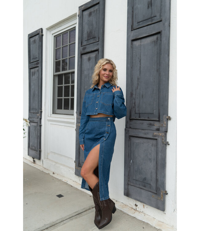 Blue Ridge Midi Skirt