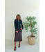Rosewood Plaid Midi Skirt