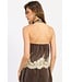 Dirty Chai Halter Top