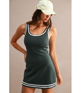 Set Point Sweetheart Mini Dress