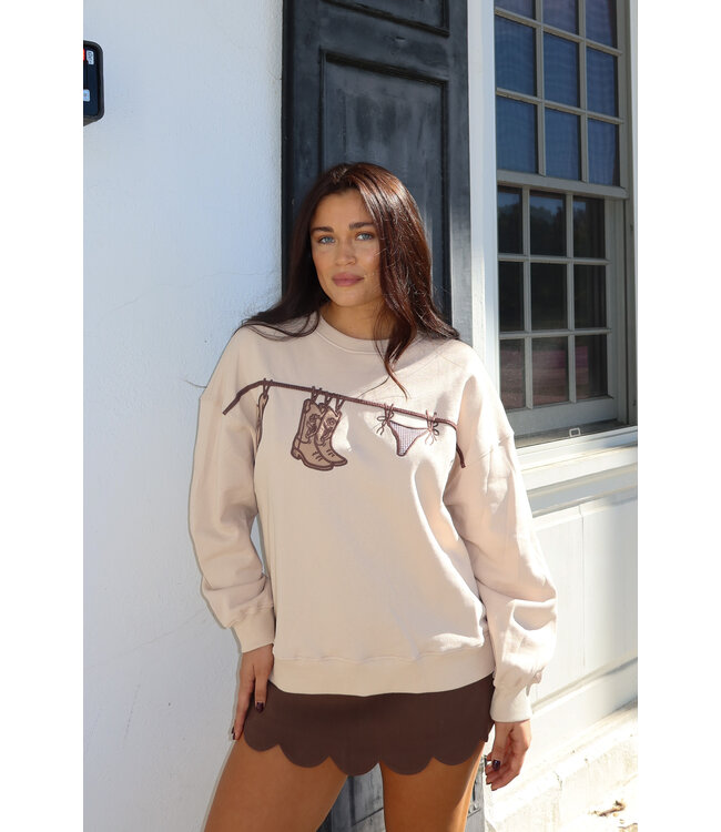 Rodeo Lines Crewneck