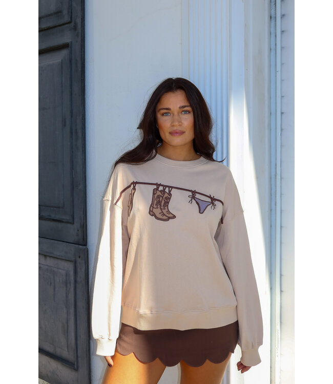 Rodeo Lines Crewneck