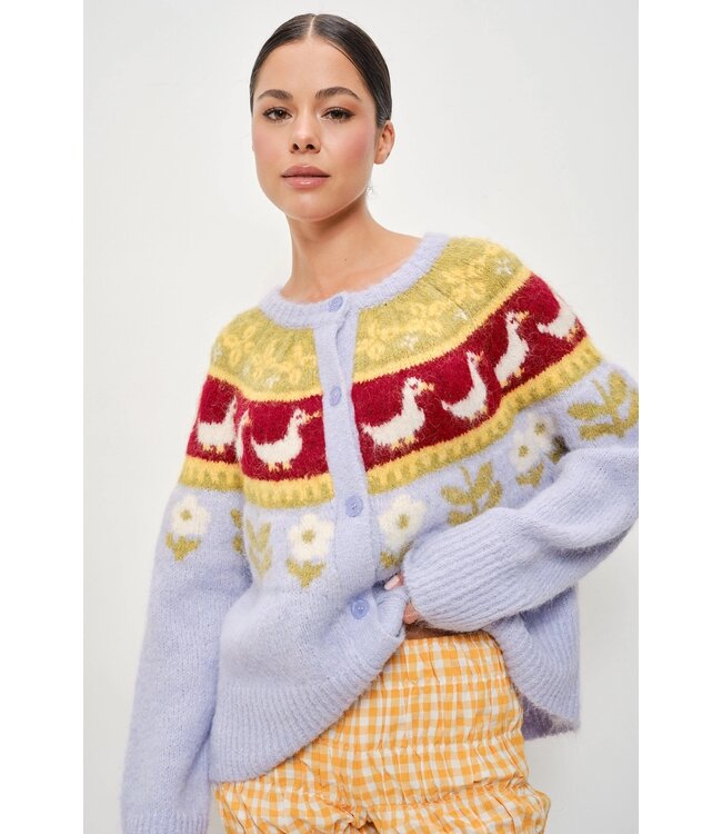 Goose Garden Cardigan