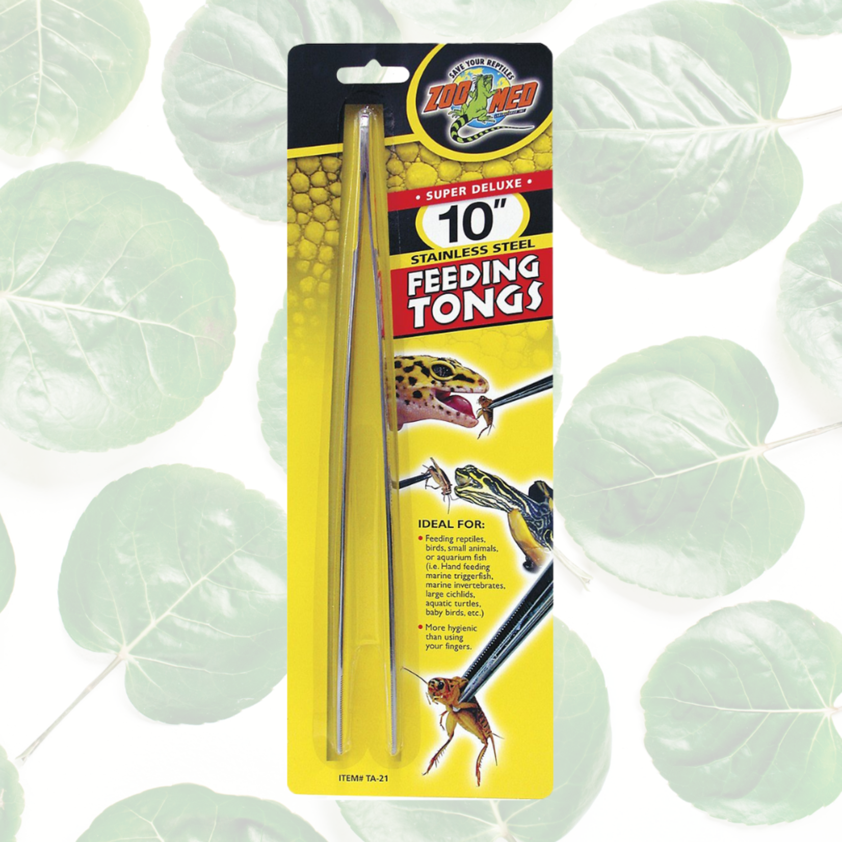 Zoo Med 10" Stainless Steel Feeding Tongs