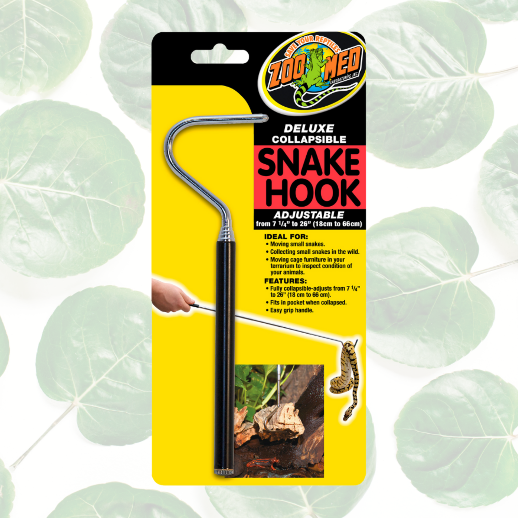 Zoo Med Adjustable Snake Hook 7 1/4" x 26"