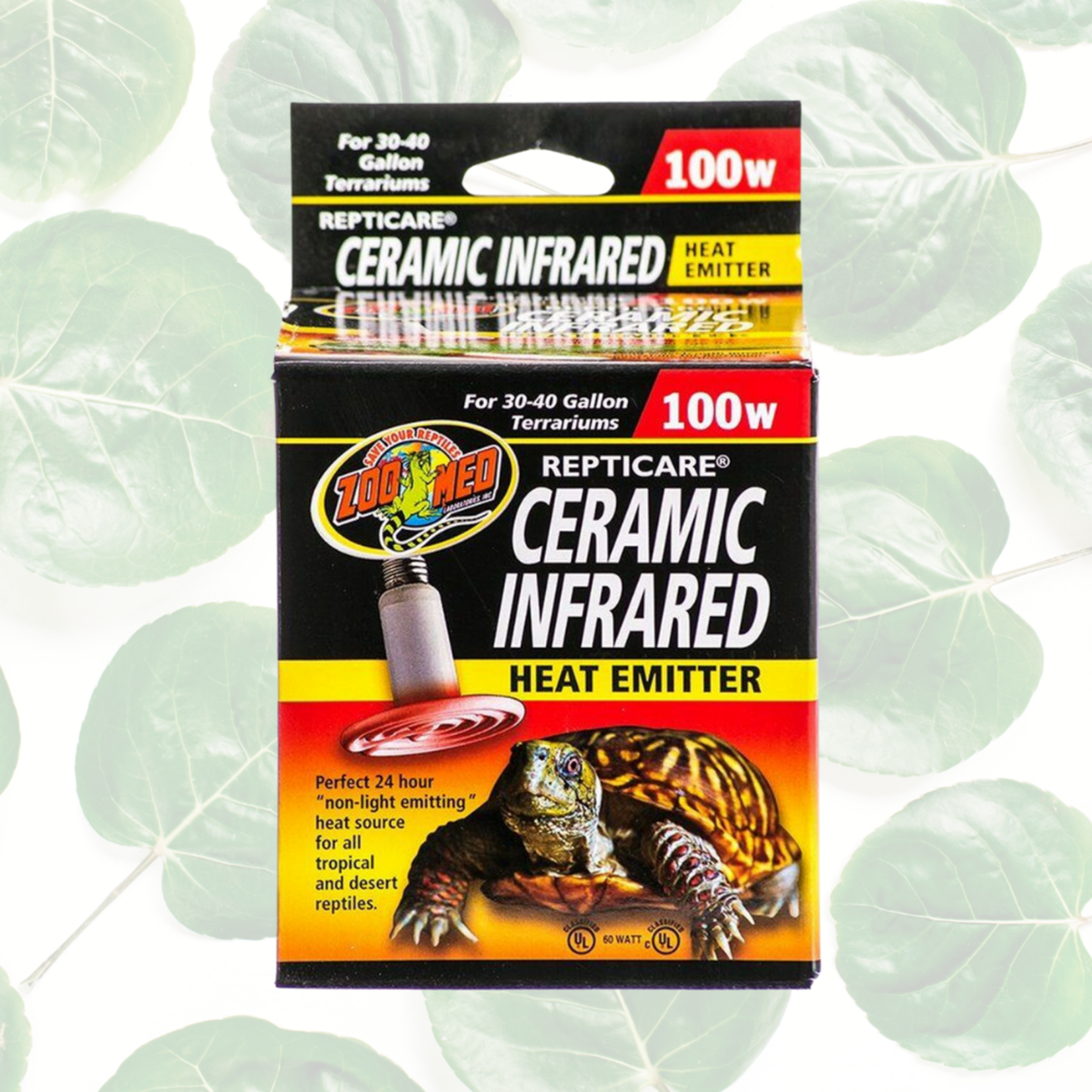 Zoo Med Ceramic Heat Emitter 30-40gal 100 Watt