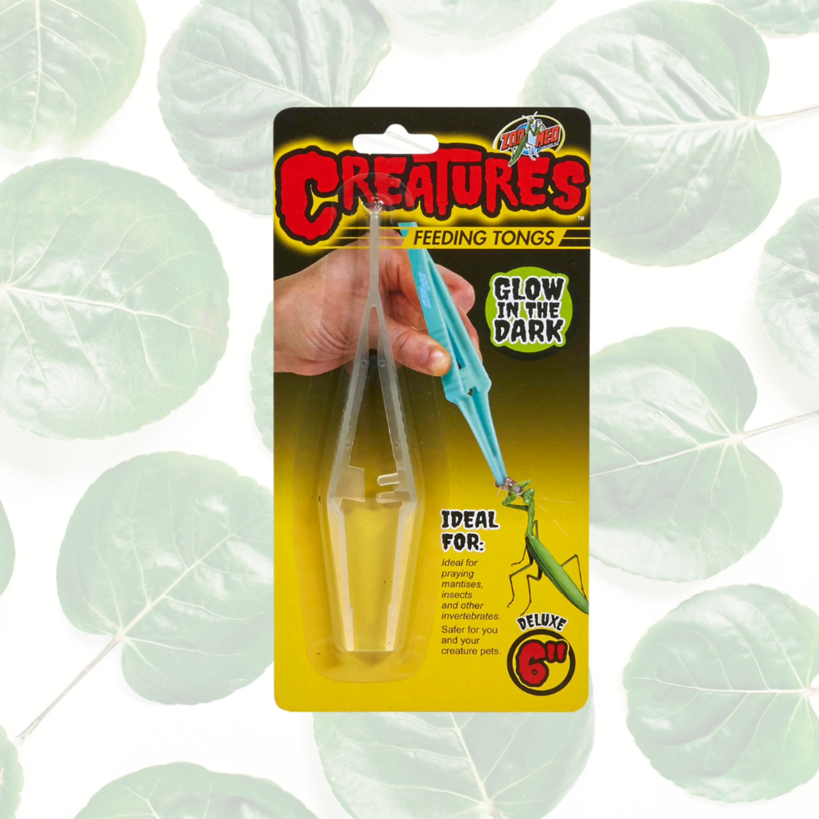 Zoo Med Creatures Feeding Tongs Glow in the Dark