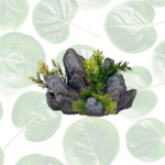 Blue Ribbon Rock Outcropping with Plants