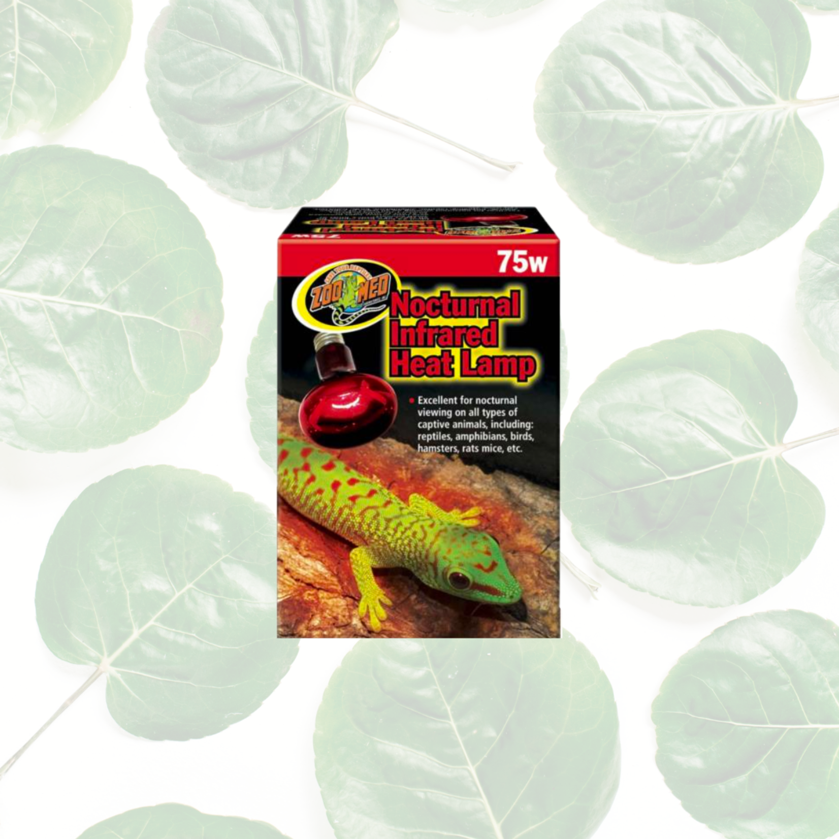 Zoo Med Nocturnal Infrared Heat Lamp 75 Watt