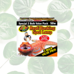 Zoo Med Repti Basking Spot Lamp 50 Watt 2 Pack