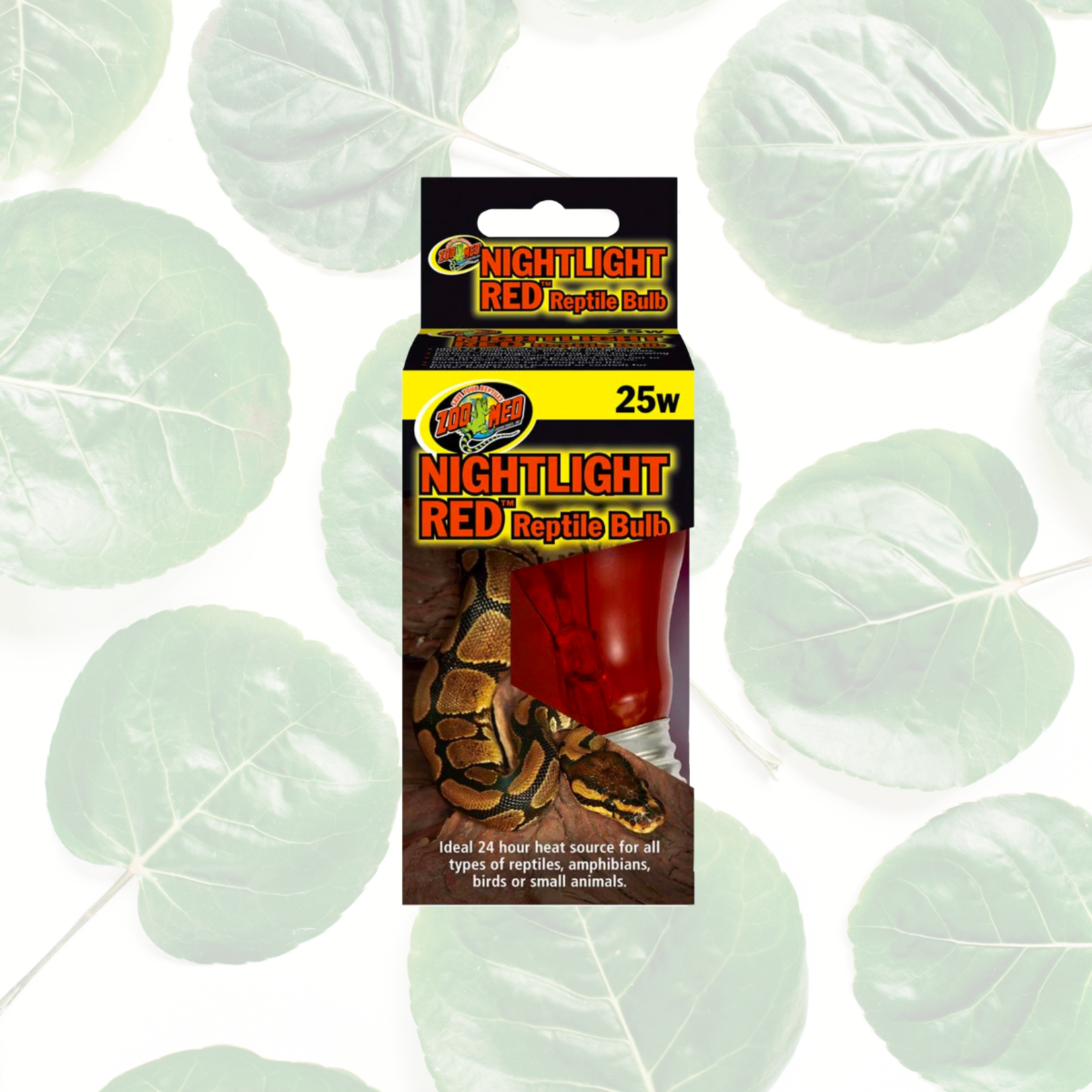 Zoo Med Nightlight Red Reptile Bulb 25 Watt