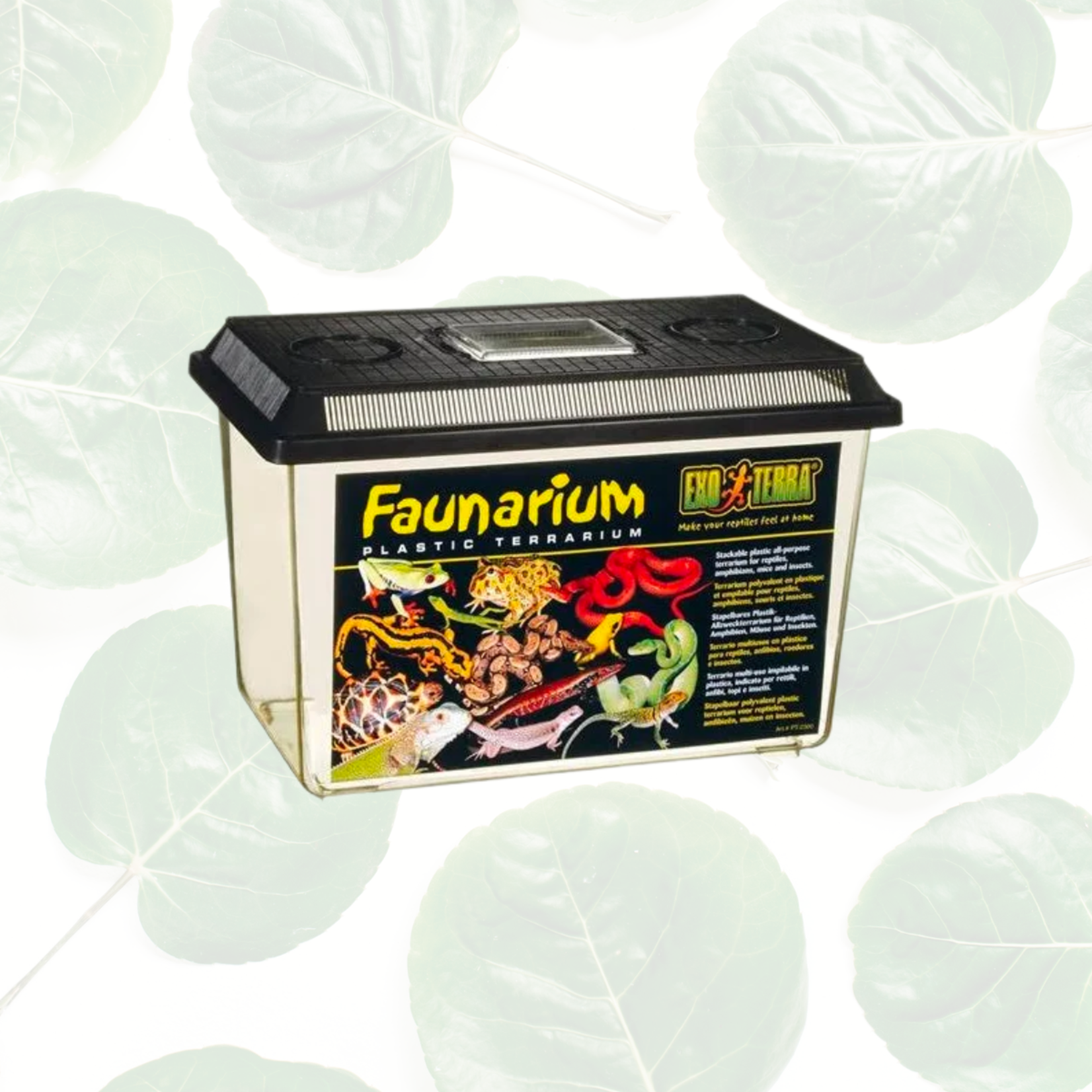 Exo Terra Faunarium All Purpose Terrarium - 14.5 x 8.5 x 10"