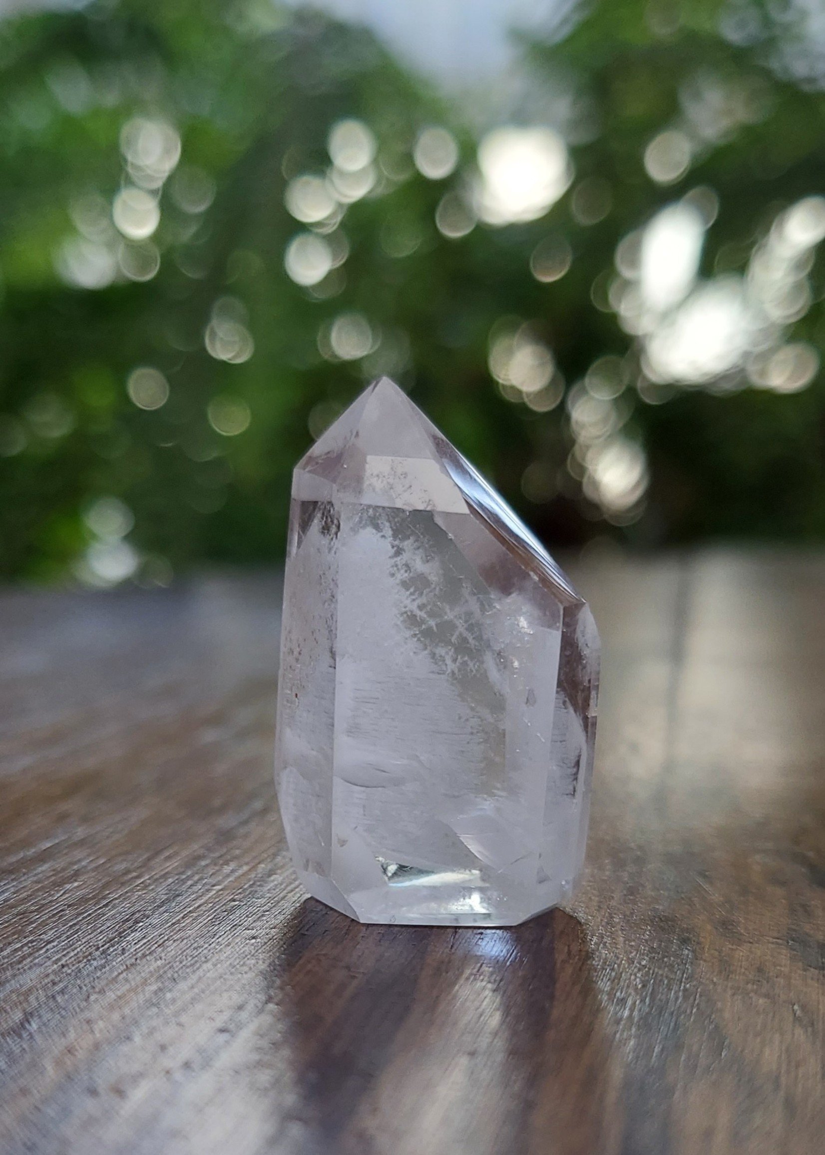 Clear/White Phantom Quartz Point