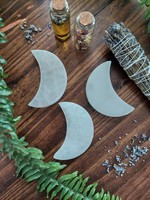 Selenite Moons