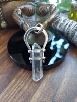 Starborn Creations Crystal Quartz Point Sterling Silver Pendant