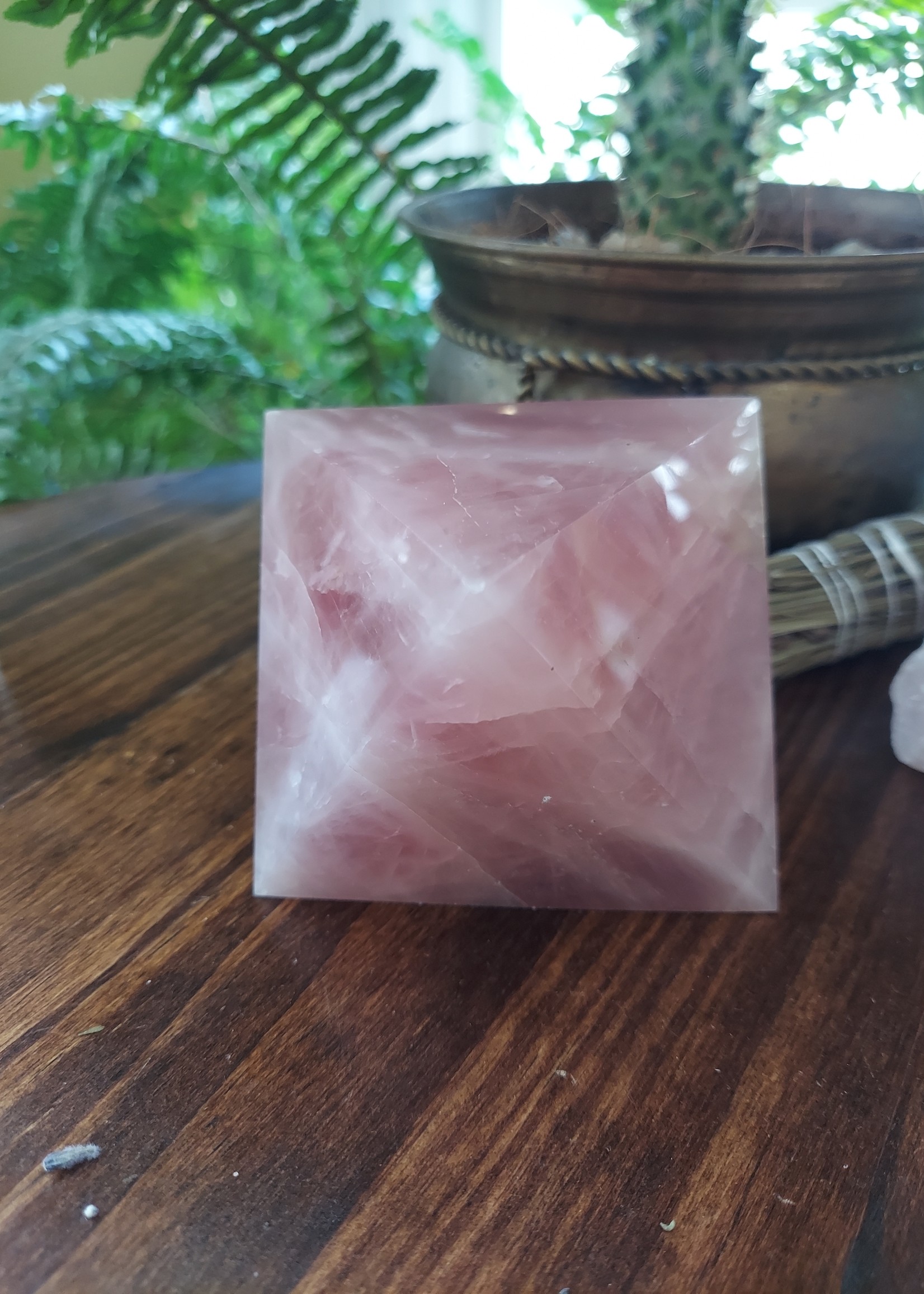 Rose Quartz Octahedron