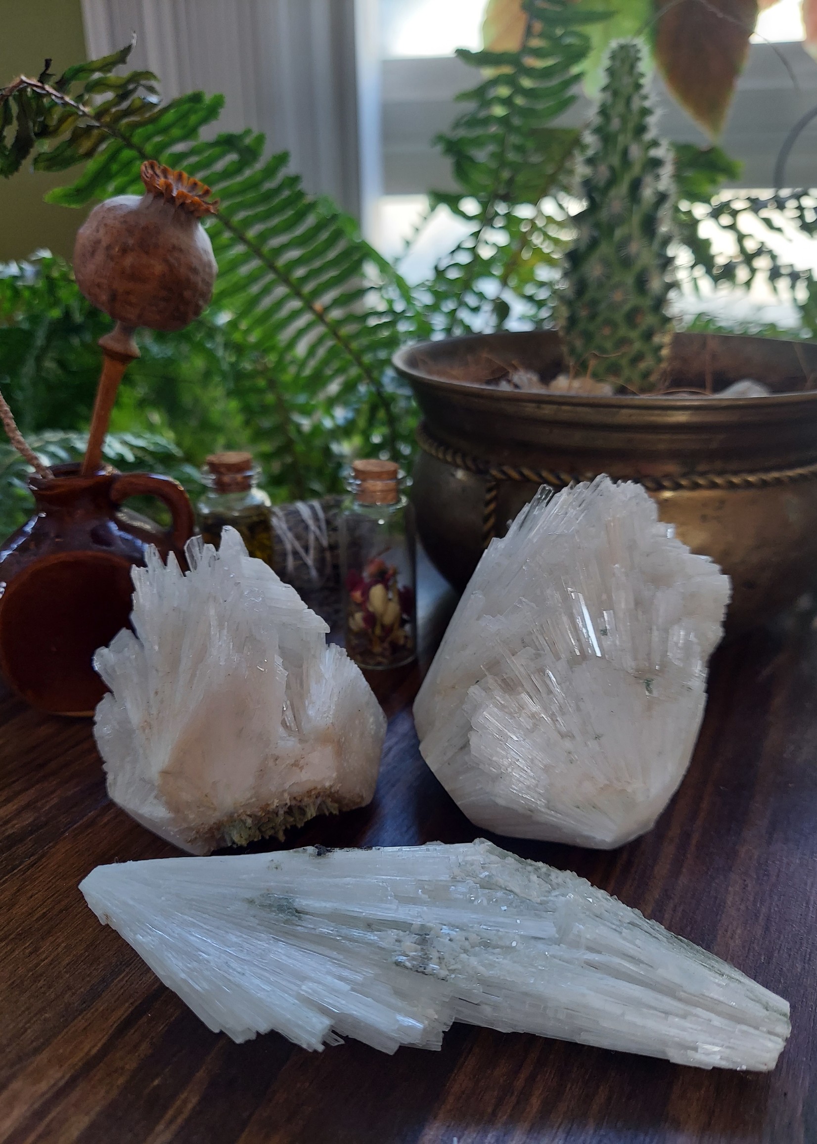 Scolecite Spray Cluster