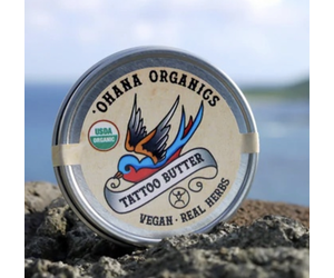 O'hana Organics Tattoo Butter 2oz - Elsewhere Apothecary and Bookstore