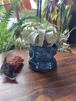 Sam Feldman Blue Ceramic Clay Vase/Pot