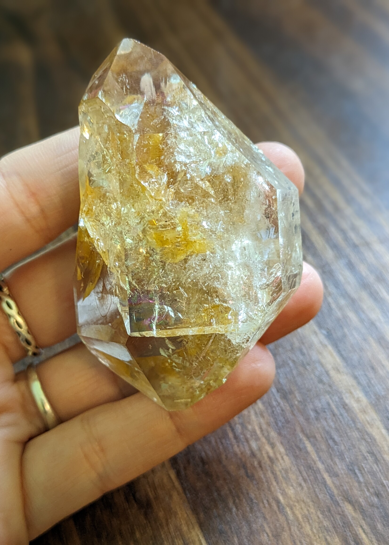 Petroleum Herkimer Diamond Healing Crystal