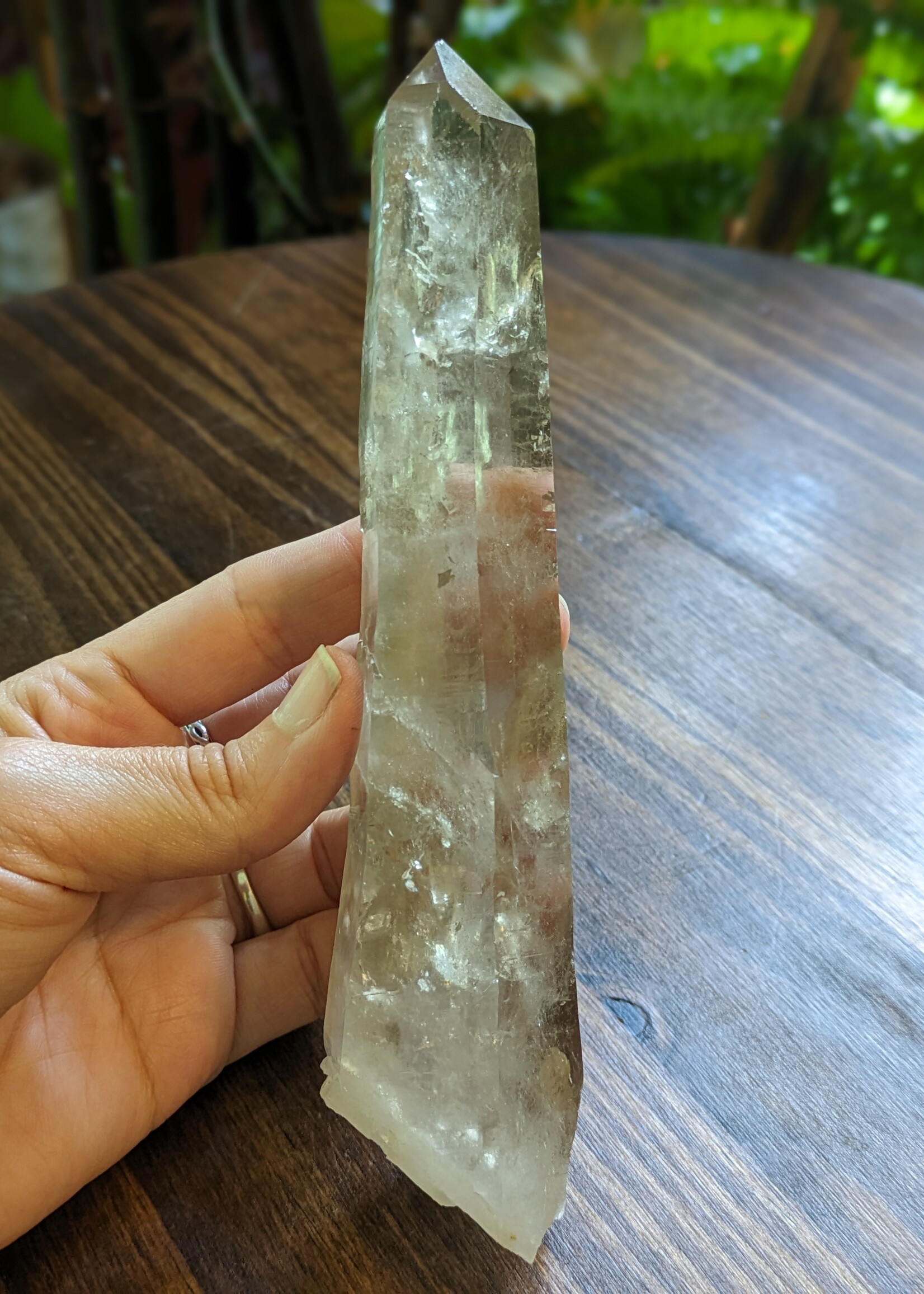 Smoky Quartz Singing Point