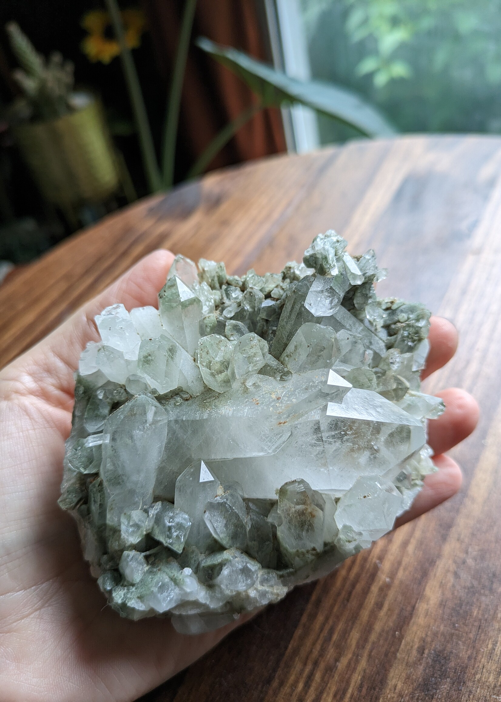 Chlorite Quartz Cluster