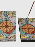 The Wheel of Fortune Tarot Wooden Incense Holder