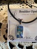 Australian Boulder Opal Necklace