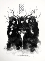 Annabelle Lewis The Norns Art Print by Annabelle Lewis