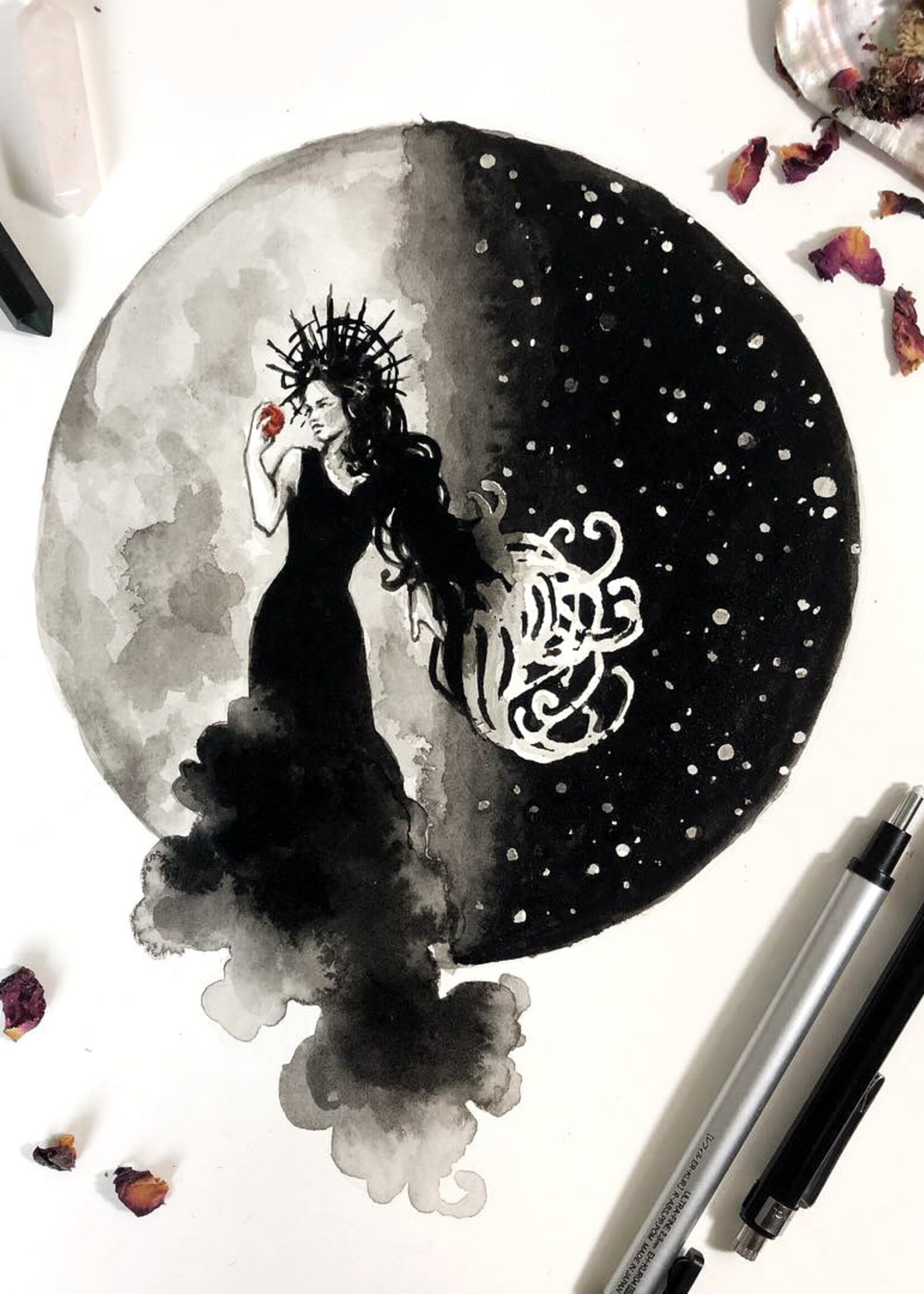 Annabelle Lewis Persephone Art Print by Annabelle Lewis