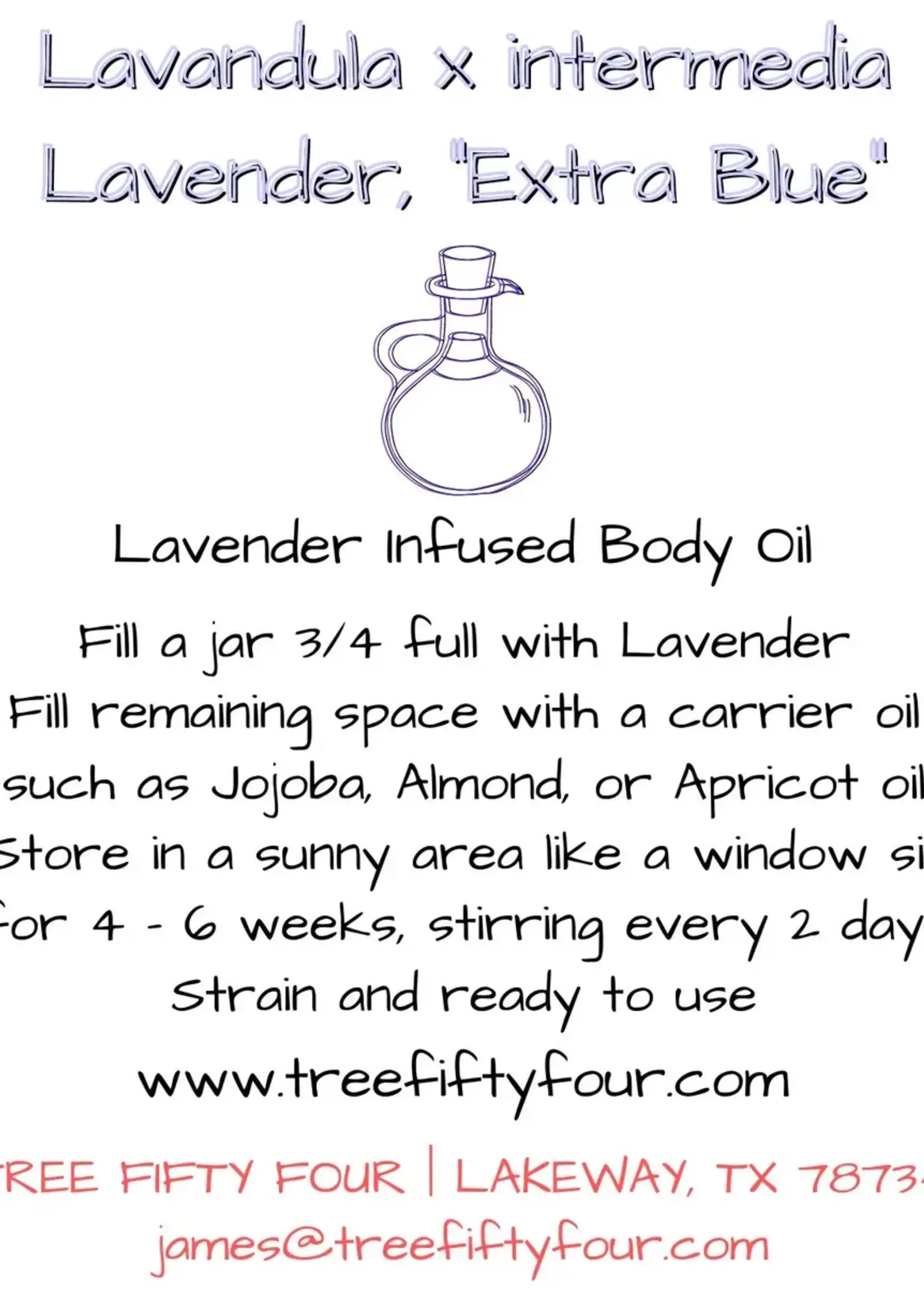 Tree Fifty Four Lavender Sachet