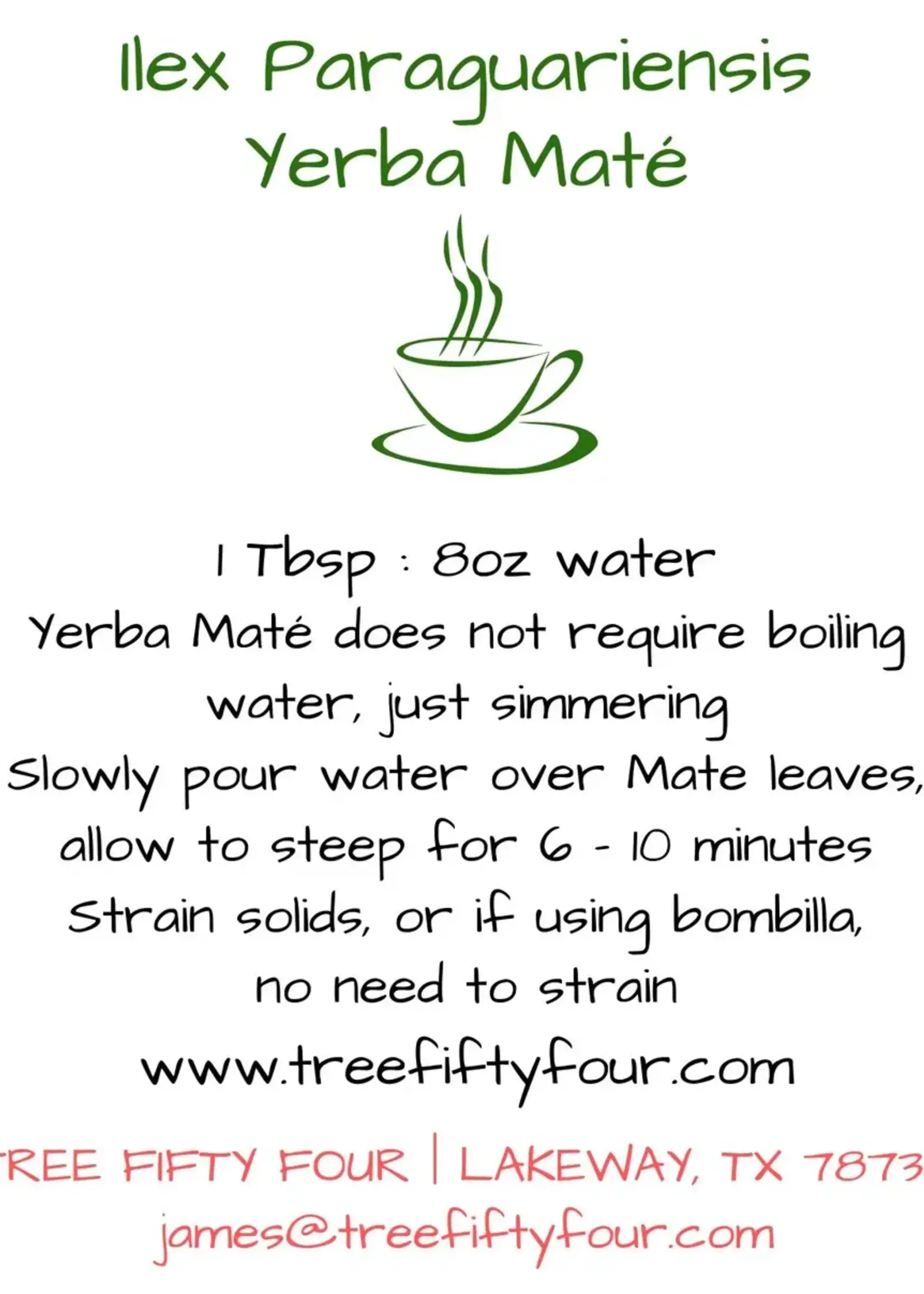 Elsewhere Yerba Mate 1/2oz