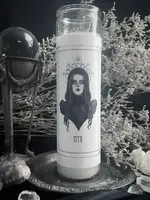 Caitlin McCarthy Art Nyx Altar Candle -Caitlin McCarthy Art