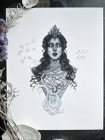 Caitlin McCarthy Art Zodiac Goddess Art Prints by Caitlin McCarthy