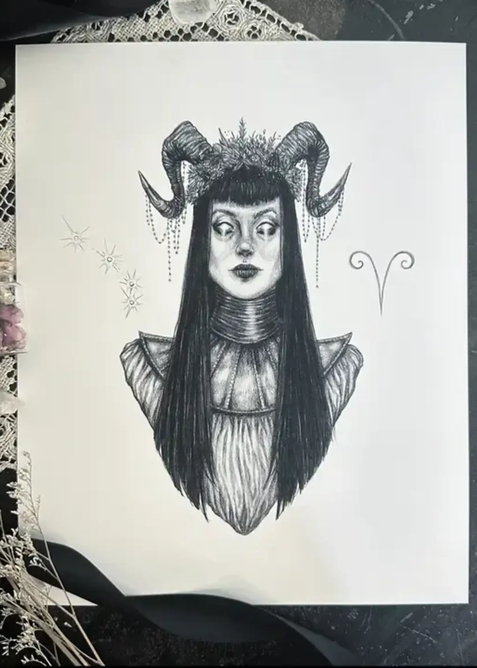 Caitlin McCarthy Art Zodiac Goddess Art Prints by Caitlin McCarthy