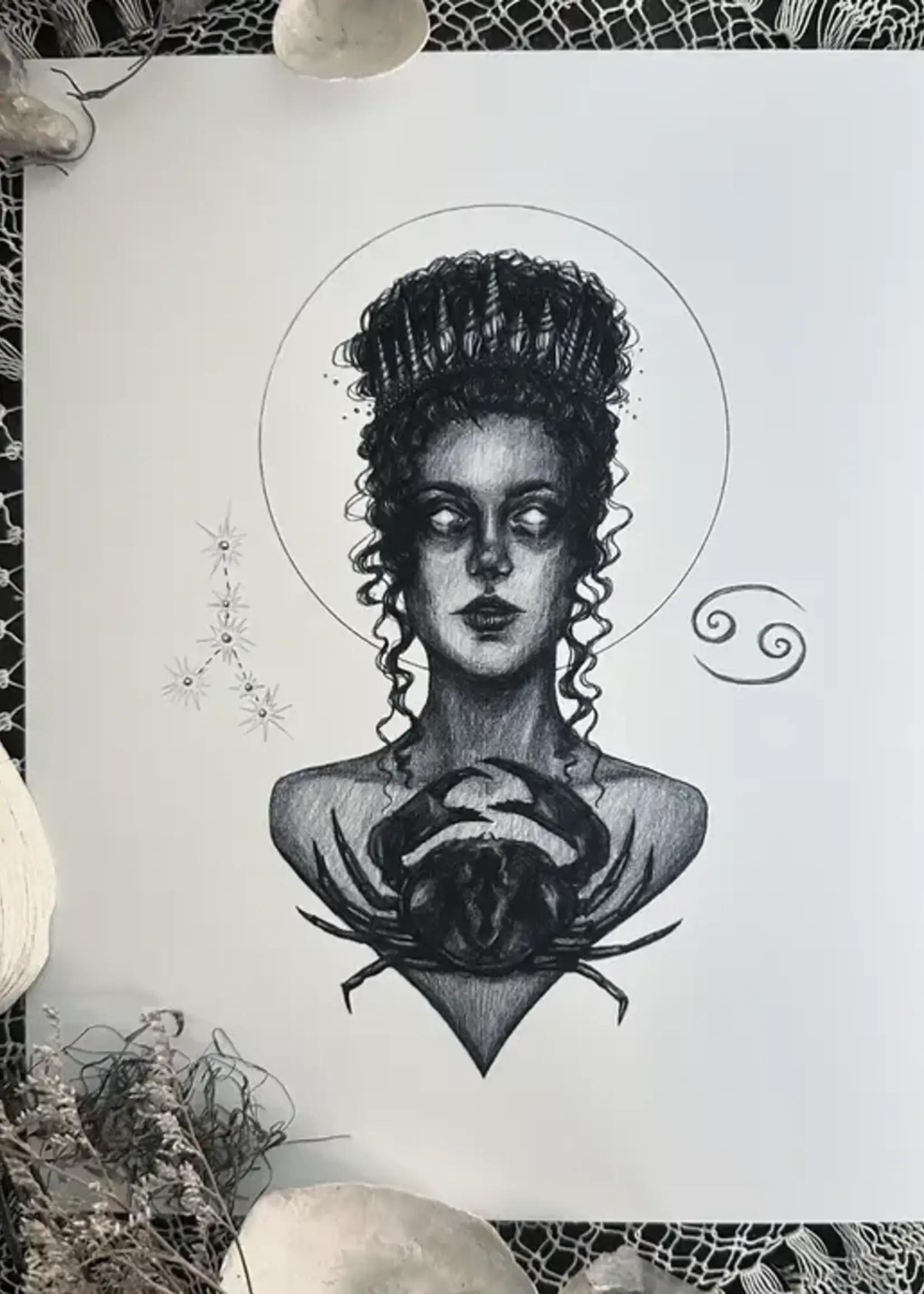 Caitlin McCarthy Art Zodiac Goddess Art Prints by Caitlin McCarthy
