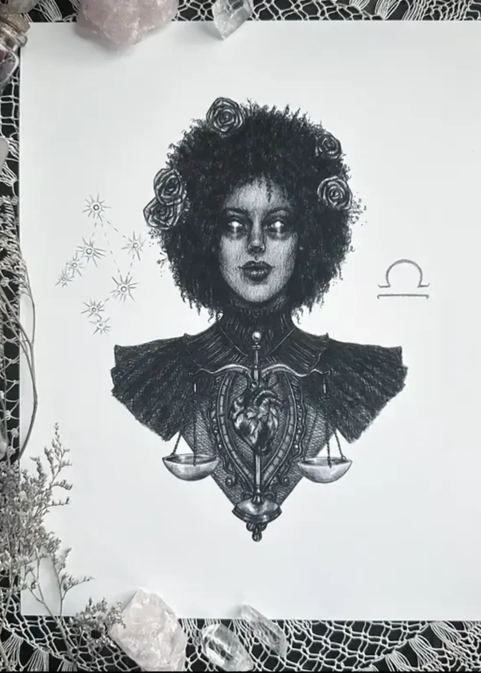 Caitlin McCarthy Art Zodiac Goddess Art Prints by Caitlin McCarthy