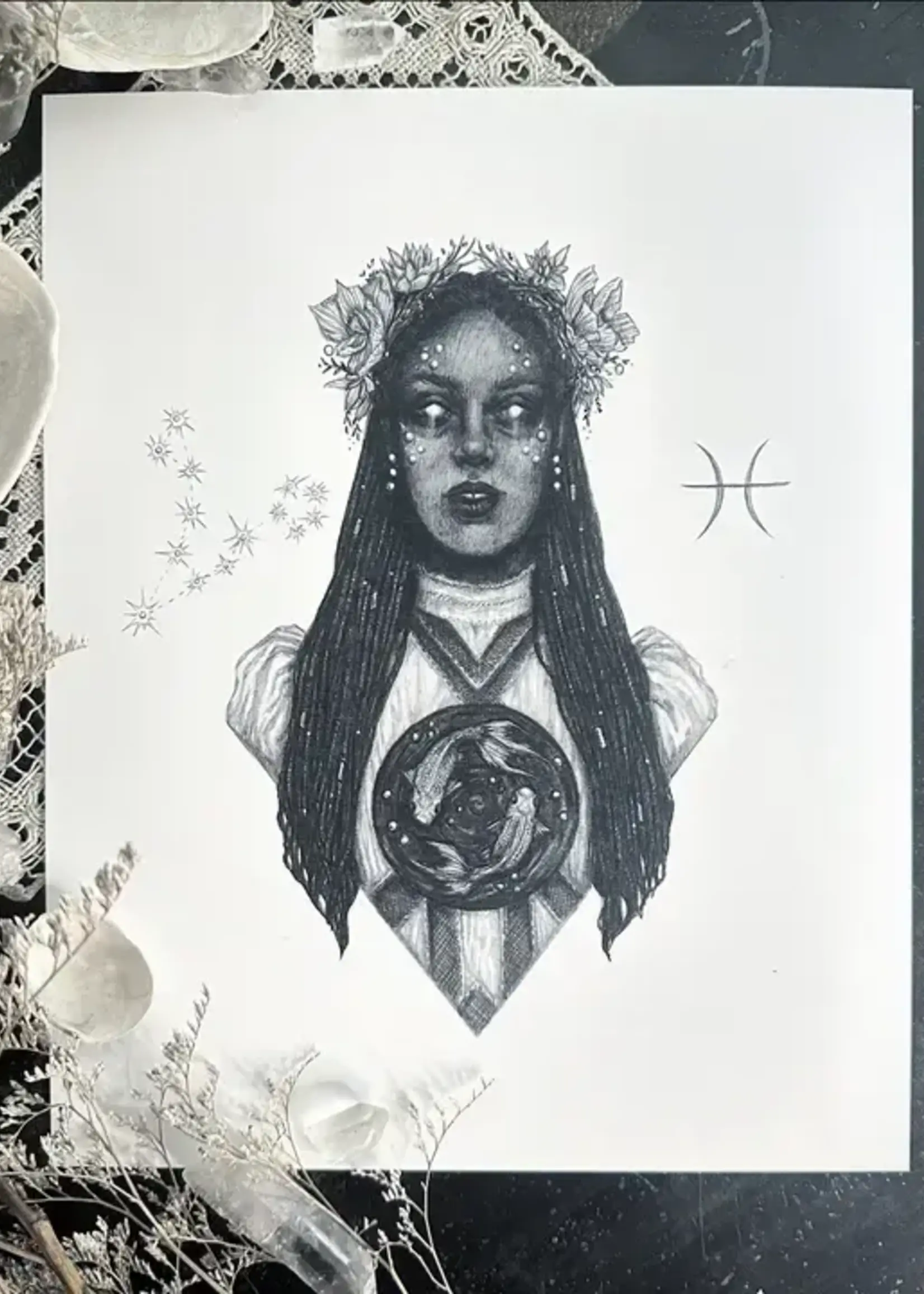 Caitlin McCarthy Art Zodiac Goddess Art Prints by Caitlin McCarthy