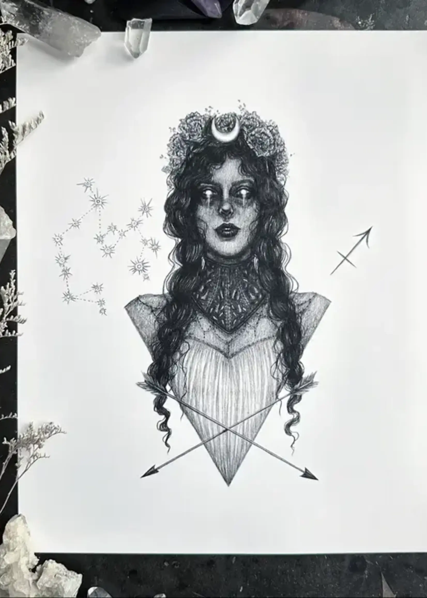 Caitlin McCarthy Art Zodiac Goddess Art Prints by Caitlin McCarthy