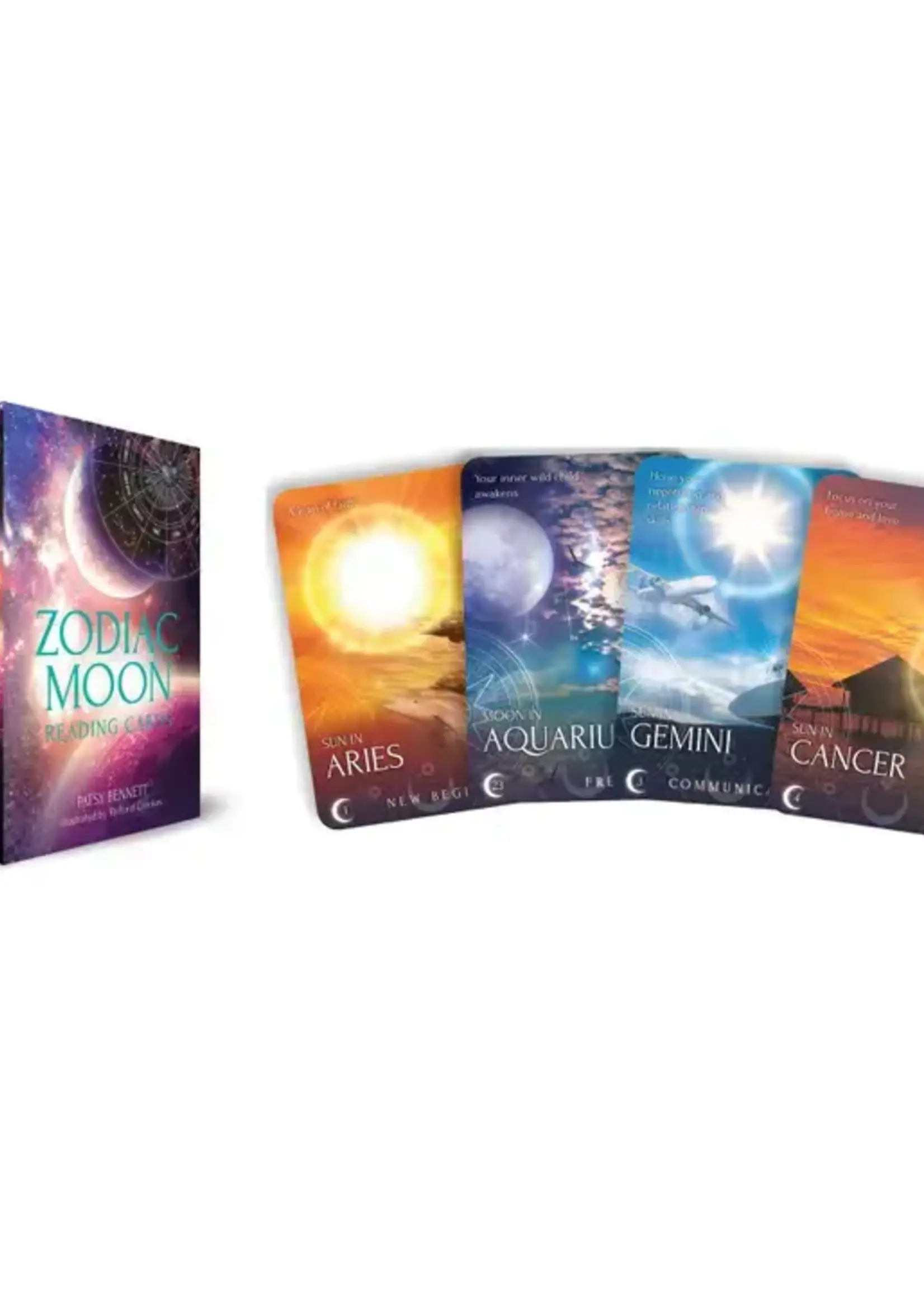 Simon & Schuster Zodiac Moon Reading Cards