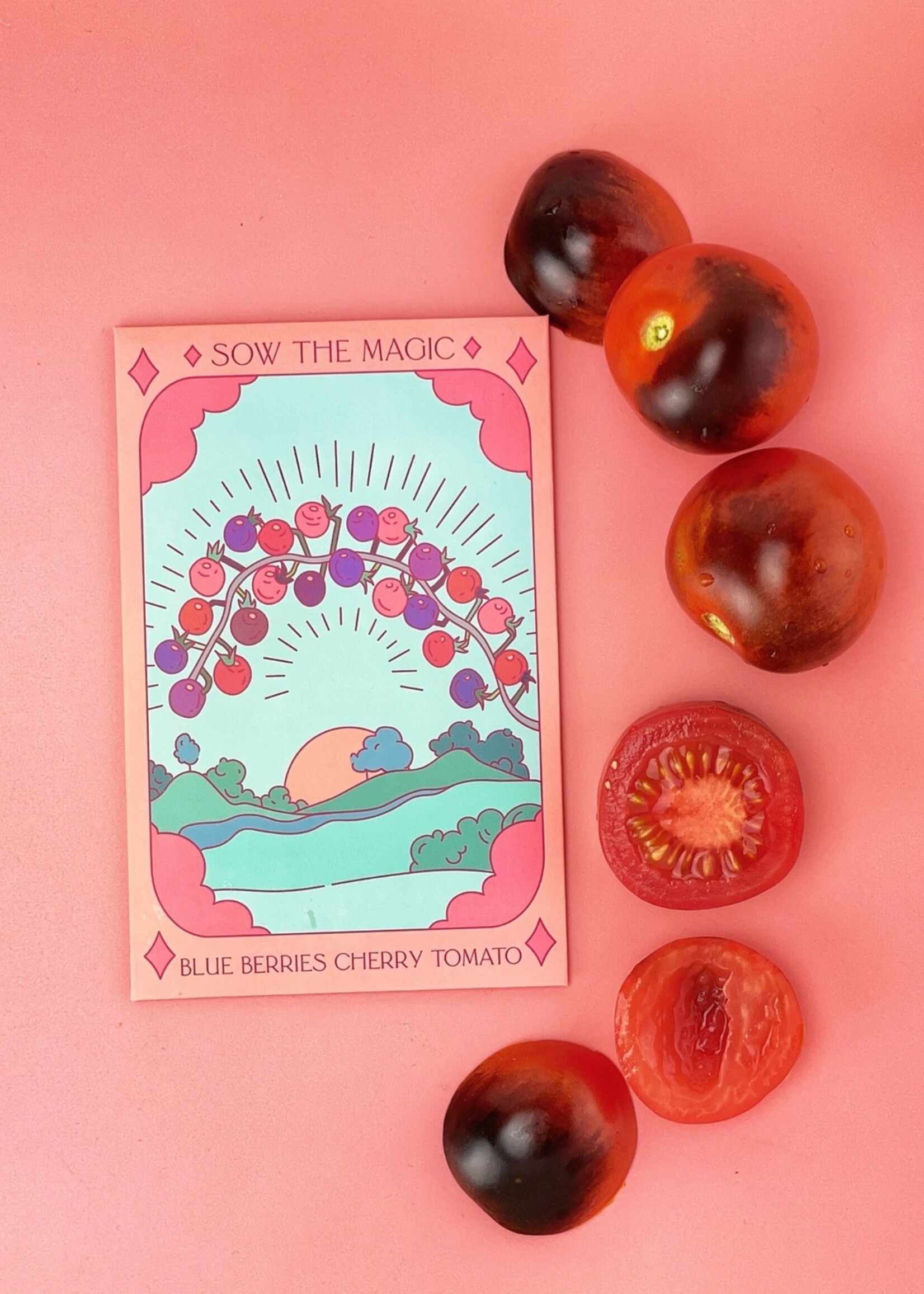Blueberries  Cherry Tomato Tarot Garden Seeds