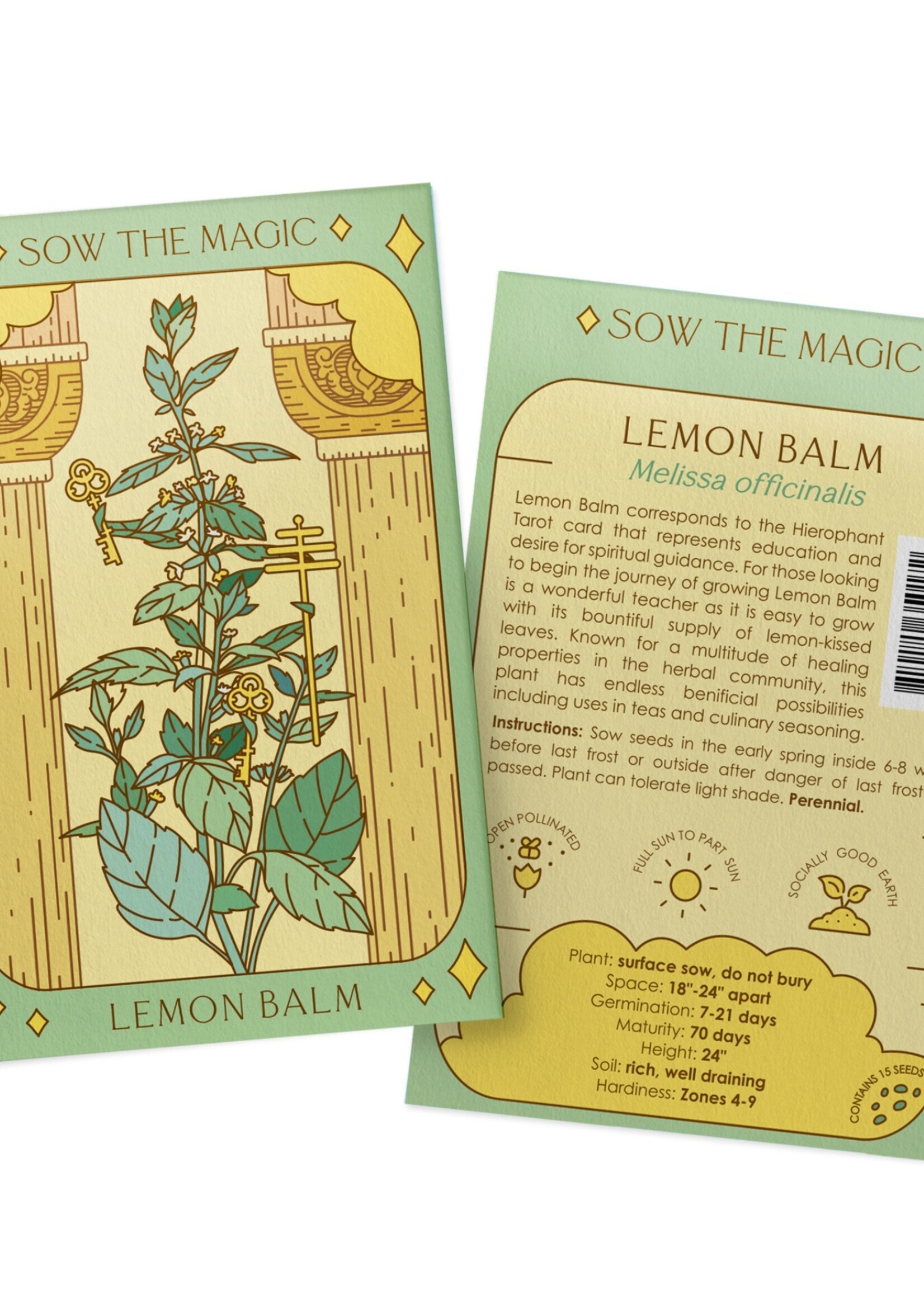 Lemon Balm Tarot Garden Seeds
