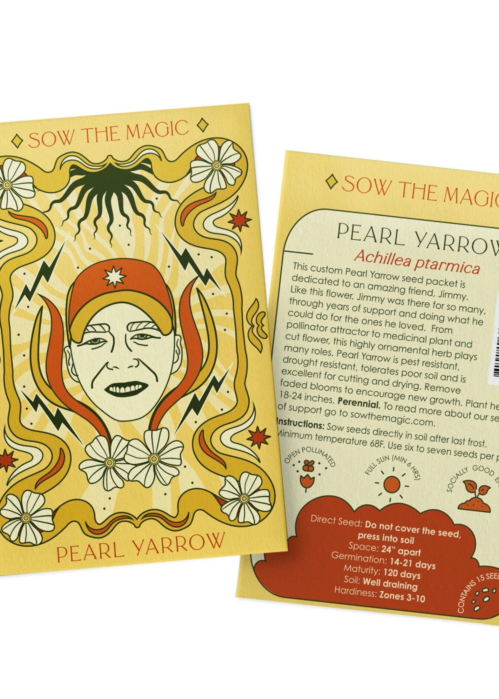 Pearl Yarrow Tarot Garden Seeds
