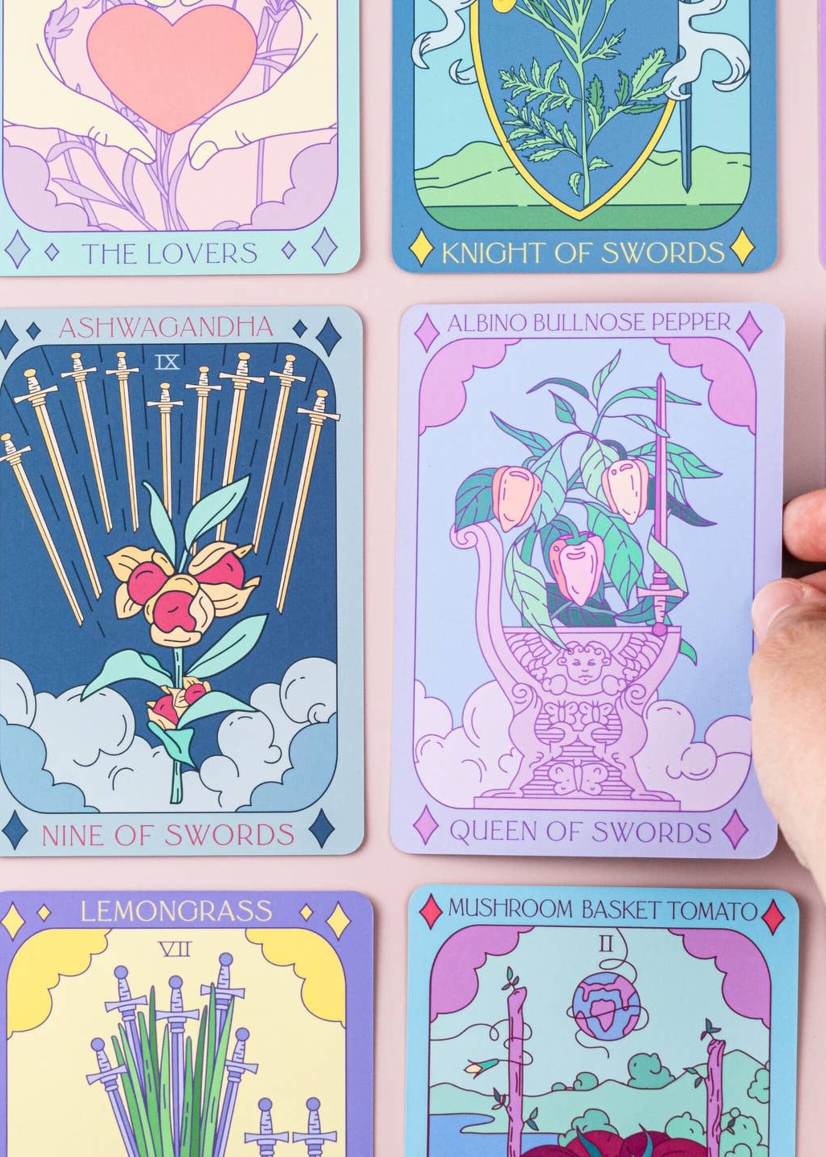 Sow the Magic Botanical Tarot + Guide Book