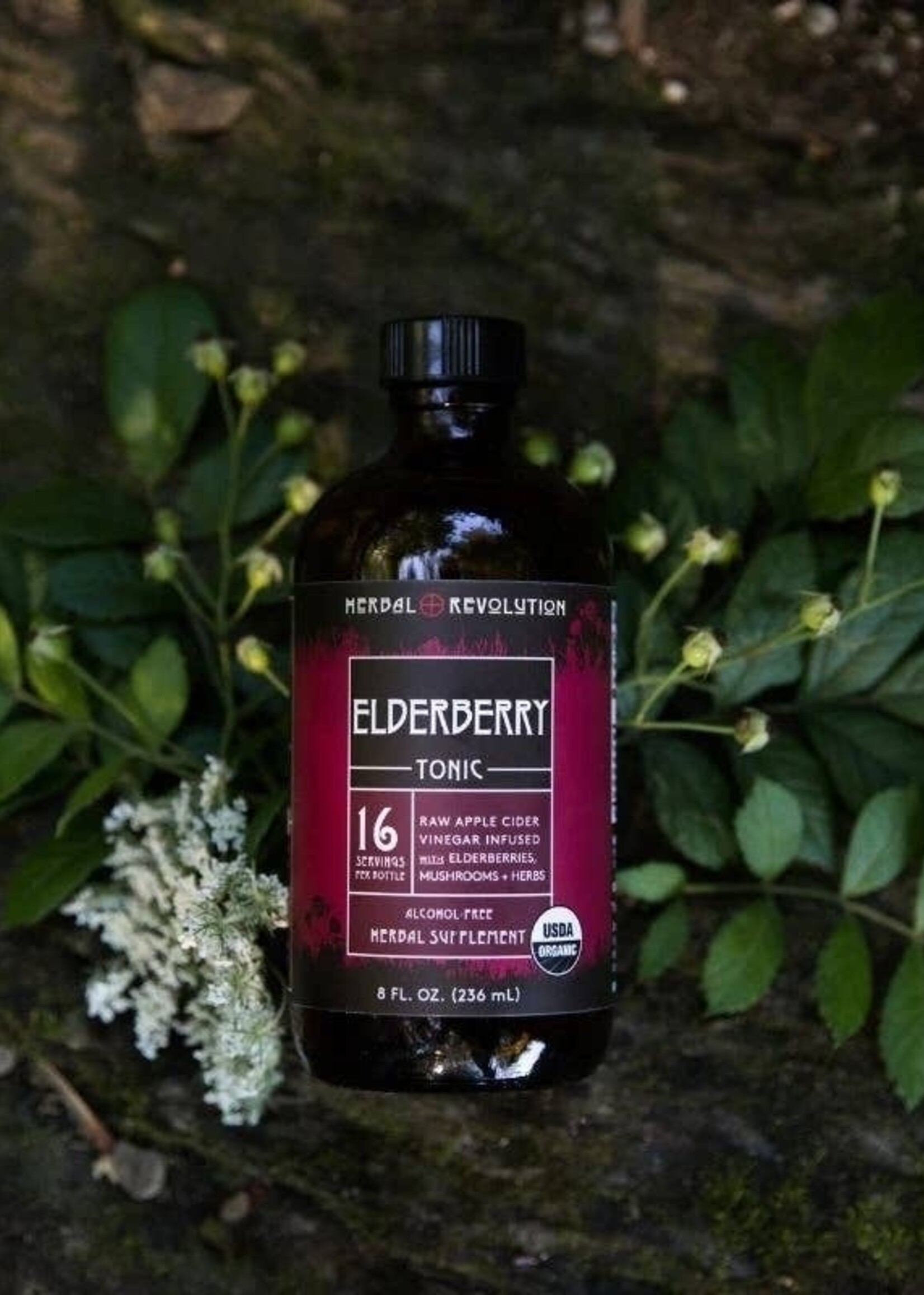 Elderberry Tonic: Raw ACV Immune Support